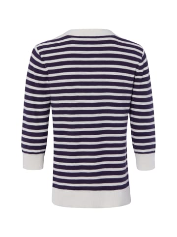 Olsen Strickshirt Henny in lila weiß