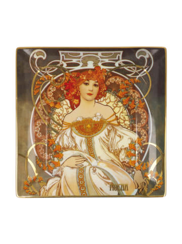 Goebel Schale " Alphonse Mucha Träumerei " in Bunt