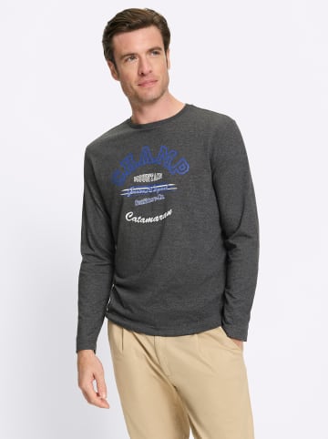 WITT WEIDEN Langarm-Shirt in graphit-bedruckt