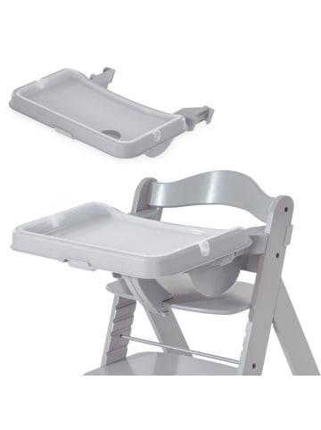 Hauck Alpha Tray - 2-teiliges Essbrett & Tisch für Alpha in grau