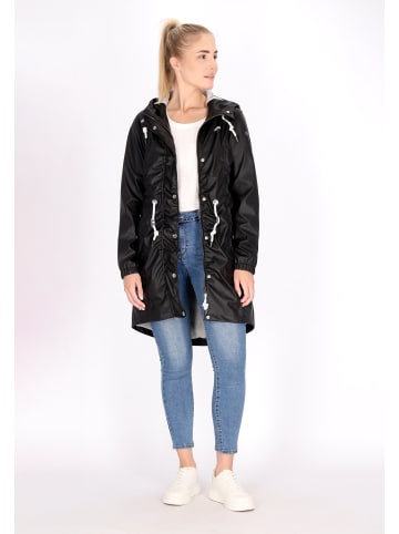 Schmuddelwedda Damen Regenmantel in Schwarz