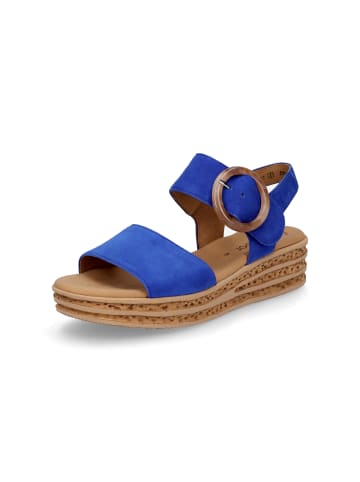 Gabor Fashion Keilsandalette in Royalblau