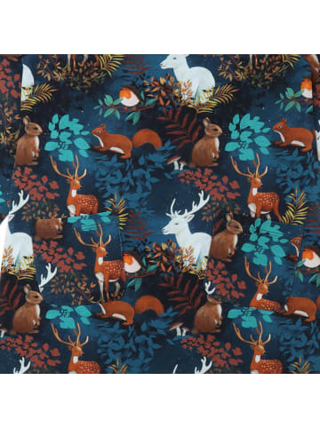 Walkiddy Kleid Langarm Secret Forest in Blau