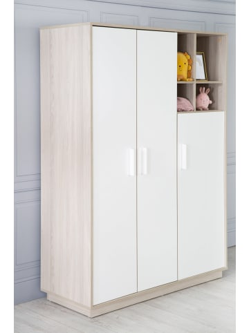 roba Kleiderschrank Olaf 3-türig mit Regal fürs Baby- & Kinderzimmer