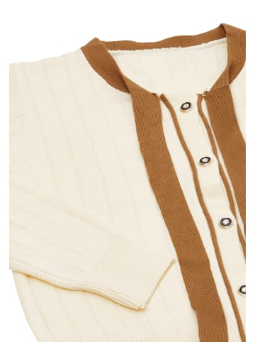 VIRITA Women Cardigan in Beige