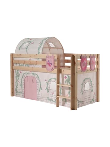 58 aufm Kessel KINDERBETT Karolina 210x114x106 Massivholz Natur Textilset Burg 4
