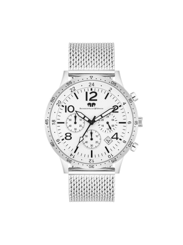 Rhodenwald & Söhne Uhr Flight Captain aus Edelstahl in silber