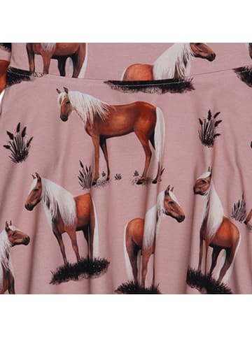 Walkiddy Kleid Beauty Horses in pink