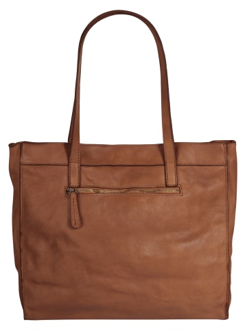 Samantha Look Shopper echt Leder in cognac
