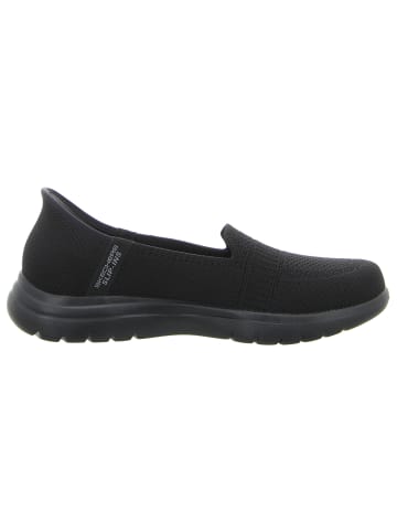 Skechers Sportlicher Slipper in schwarz
