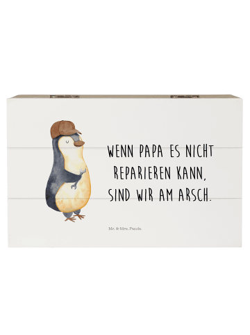 Mr. & Mrs. Panda Box Wenn Papa es nicht reparieren kann, sind wi... in Weiß