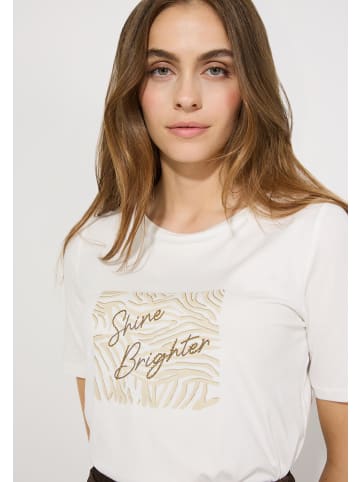 More & More Kurzarmshirt in off white