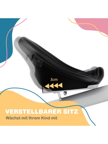 COSTWAY Laufrad 3-Rad mit 2 Körben 18 Monaten-5 Jahren in Weiß