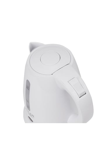 Adler Europe Adler AD 1272 Wasserkocher 1 L mit 360°-Sockel, 1600 W- Weiß in Weiß