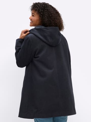 sheego Jacke in tiefblau