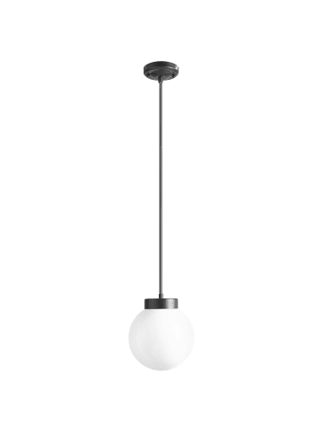 Beliani Pendelleuchten KULSI in Schwarz/Weiß - (W) 19 x (H) 86 x (L) 19 cm