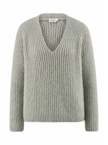 Hessnatur Hessnatur Strick Pullover Relaxed aus Alpaka mit Bio-Baumwolle in seegras