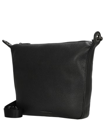 Mandarina Duck Mellow Leather - Schultertasche 28 cm (nero) in nero