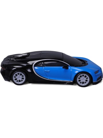 Maisto Ferngesteuertes Auto - Bugatti Chiron (11cm, Maßstab 1:41) in blau