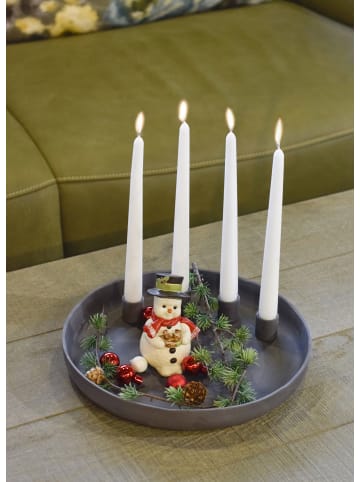 Goebel Figur " Schneemann - Zwitscherndes Vogelpaar " in Bunt