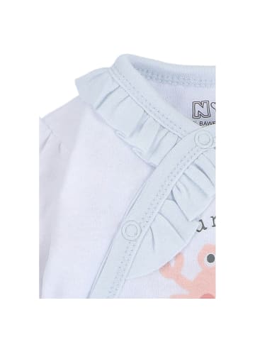 Nini Langarmbody Krabbe in weiss