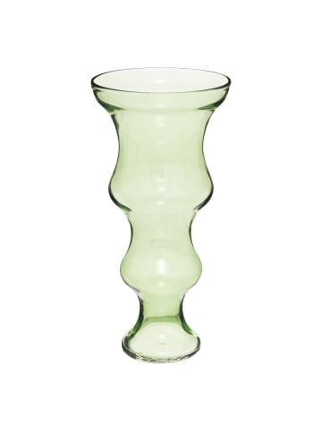 Atmosphera Créateur d'intérieur Doppelter Glasvase MATALI in Grün, 36 cm