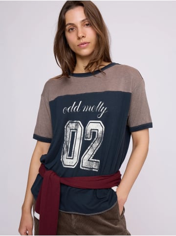 Odd Molly T-shirt GamzeOM in Navy Chocolate