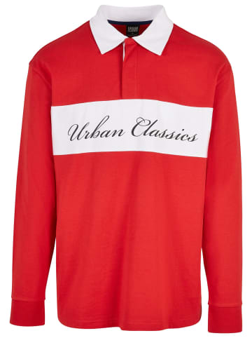Urban Classics Urban Classics Herren Oversized Rugby Longsleeve in hugered