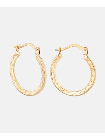 Vanlere Creolen aus 375 Gelbgold