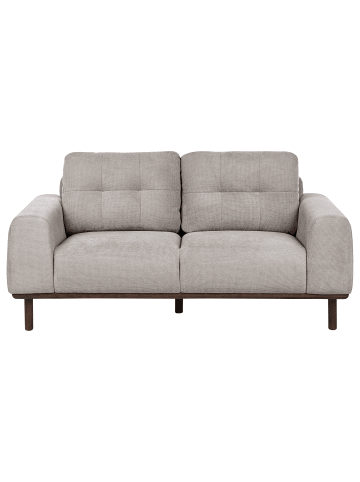 Beliani 2-Sitzer Sofa LAURILA in Grau/Braun - (W) 170 x (H) 71 x (L) 92 cm