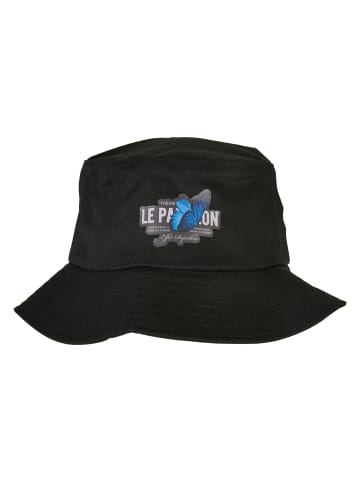 Mister Tee Mister Tee Unisex Le Papillon Bucket Hat in black