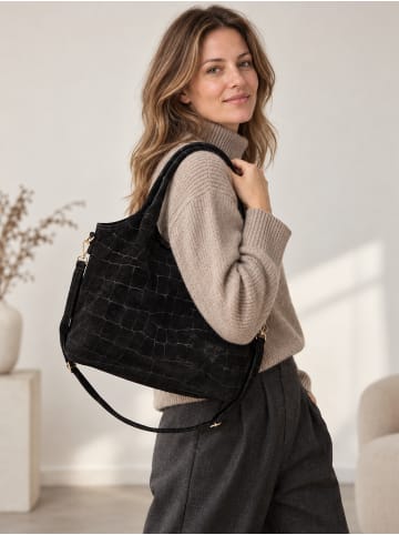 collezione alessandro Handtasche " Lucca " in schwarz