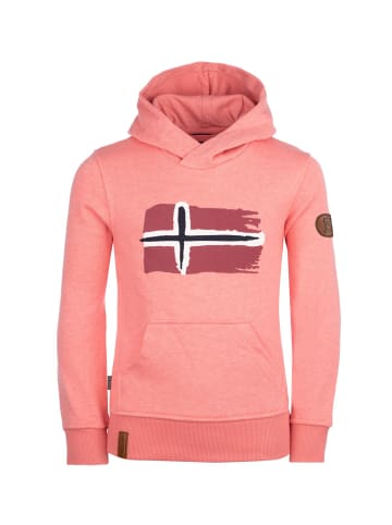 Trollkids Hoodie Pullover mit Kapuze "Trondheim" in Antik-Rosa