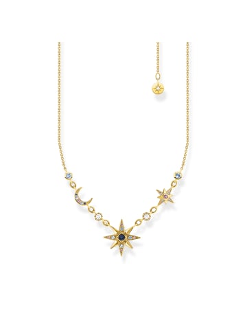 Thomas Sabo Kette in gold, weiß, dunkelblau, hellblau, violett