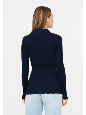 TOOCHE Langarmshirt "Blue Mirage" in blau