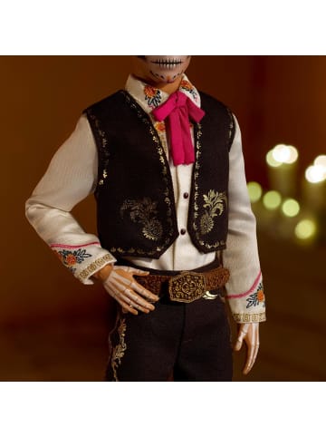 Mattel Barbie Signature Puppe Día De Muertos 2025 Sammelfigur cremefarbenes Hemd JBJ06