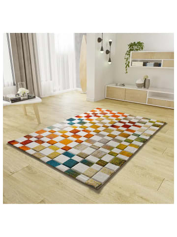 Atticgo Kurzflor-Teppich BRUNEI in mehrfarbig