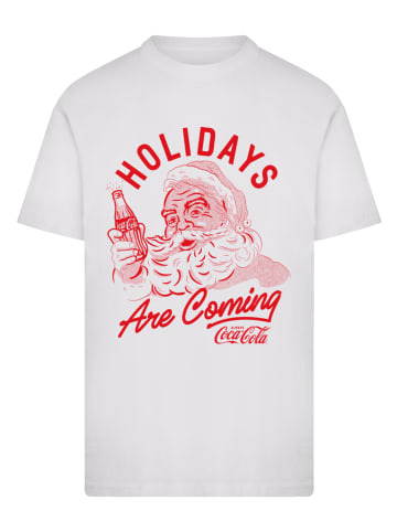 F4NT4STIC T-Shirt Coca Cola Holidays Are Coming 2 in weiß