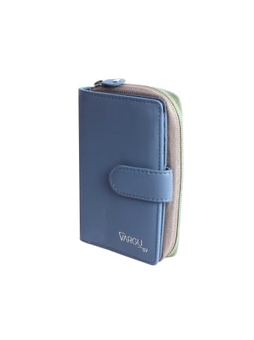 VARGU Echtleder Geldbörse MASIN 1-A in sky blue - sage green