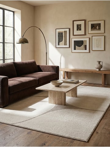KADIMA DESIGN Läufer Abstrakt pflegeleicht Wohnzimmer Schlafzimmer Flur Esszimmer in Creme
