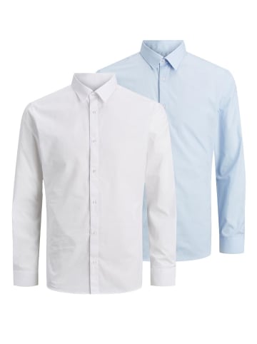Jack & Jones 2er-Pack Oberhemd in Cashmere Blue 1