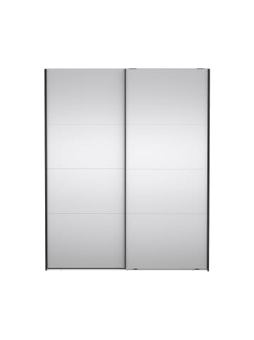 ebuy24 Schiebetürenschrank Catania (2-türig) Grau 179 x 67 cm