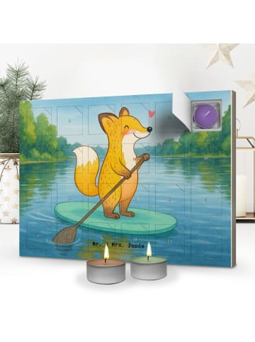 Mr. & Mrs. Panda adventskalender mit kerzen Fuchs Stand Up Paddl... in Weiß