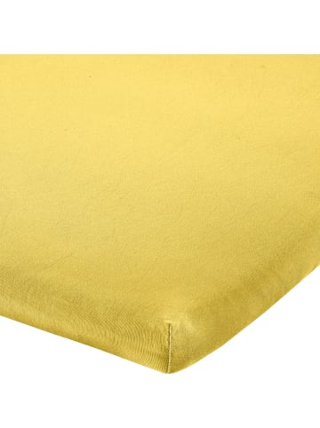 Erwin Müller Single-Jersey Topper-Spannbettlaken Freising in gelb
