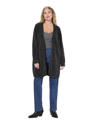 Ulla Popken Strickjacke in graphitgrau