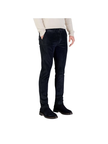 Borghese Blau Baumwolle Freizeithose