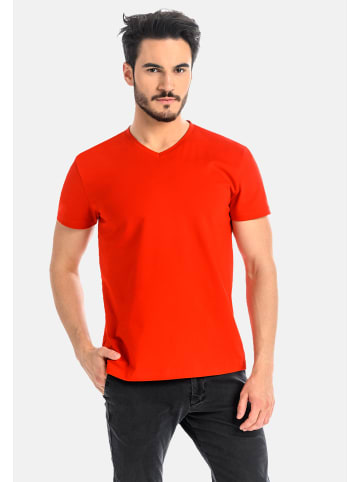 Teyli Klassisches Herren-T-Shirt aus Baumwolle Dany in rot