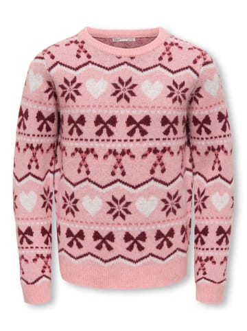 KIDS ONLY Weihnachtspullover Schneeflocken Kogsnowflake in rose elegance snowflake