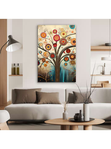 OnlyWow Metallbild Stilvoller Baum