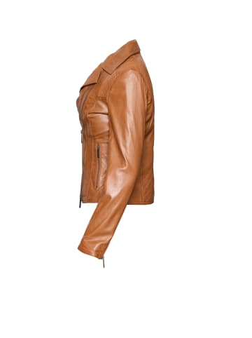 Bugatti Lederjacke BULady-135 in Cognac